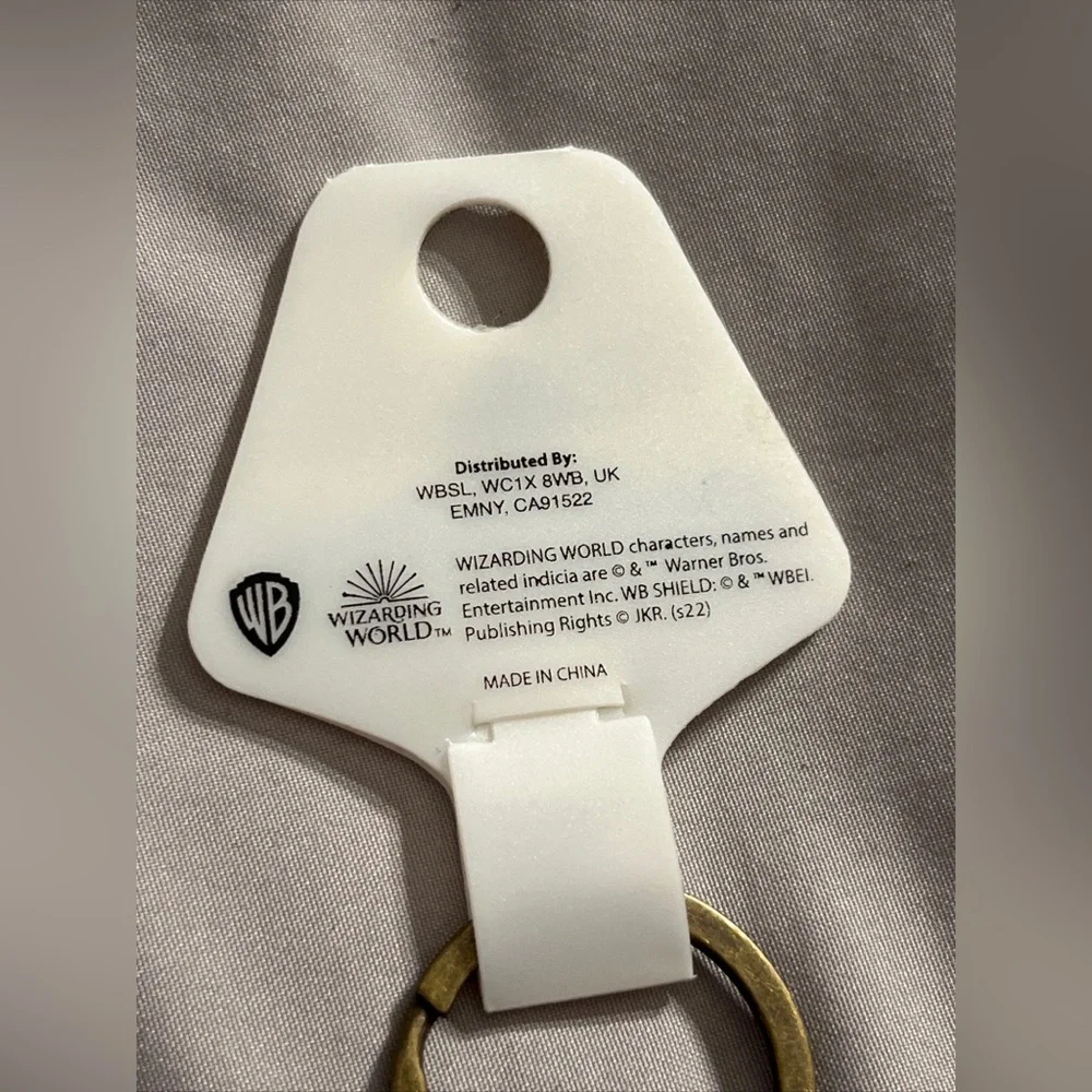 Warner Bros. Harry Potter Yellow Tie Hufflepuff Keychain